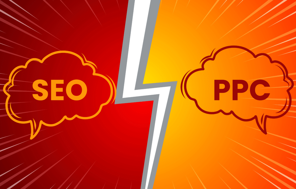 search engine optimization vs pay per click​